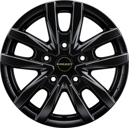 Borbet CW5 black matt 7.5x18 ET53 - LK5/120 ML65.1