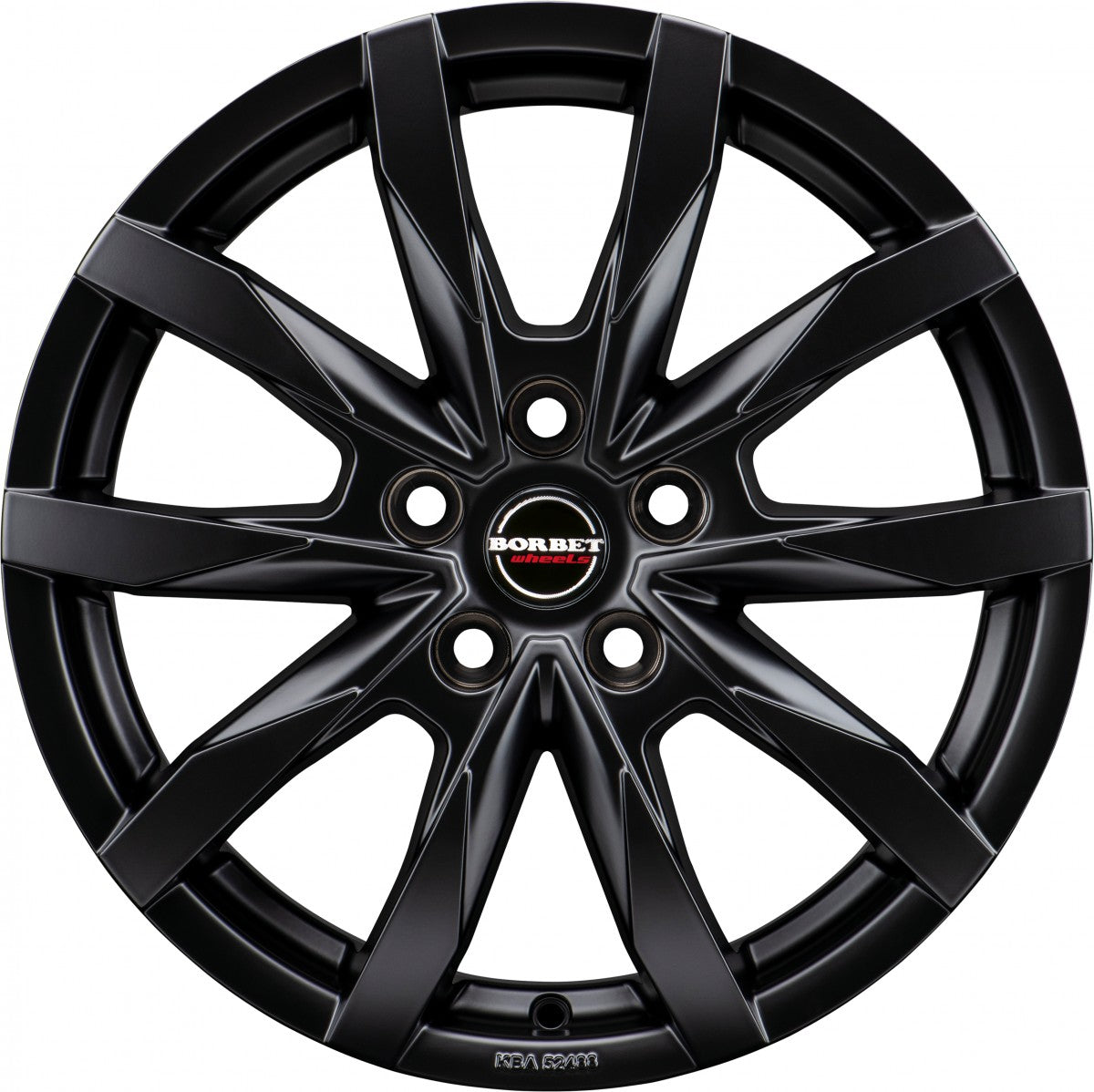 Borbet CW5 black matt 7.5x18 ET53 - LK5/120 ML65.1