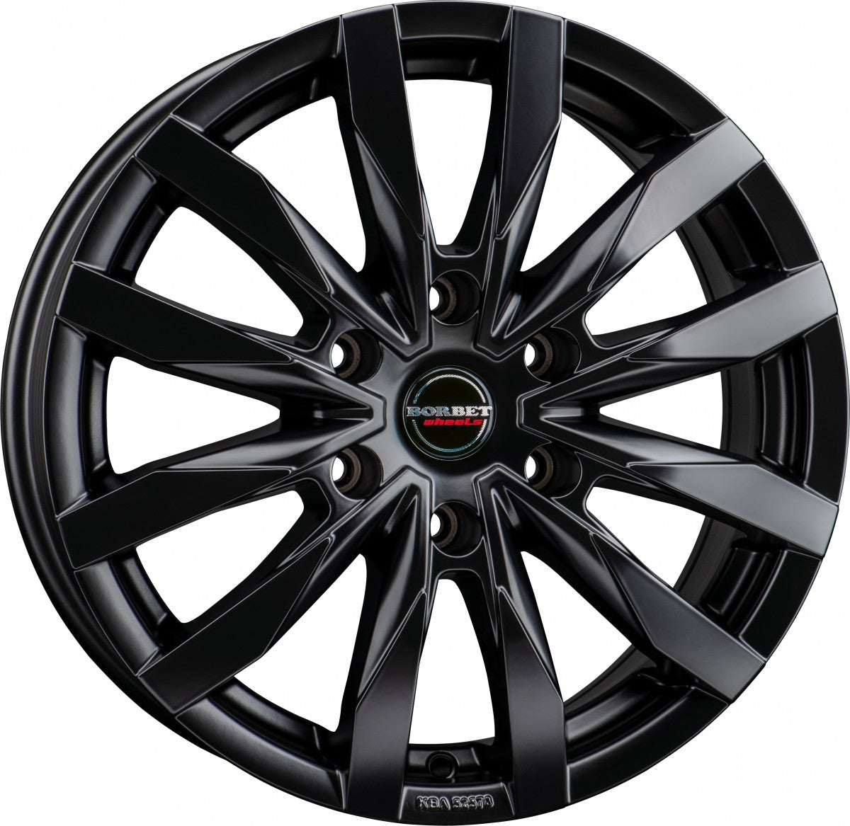 Borbet CW6 black matt 7.5x18 ET47 - LK6/130 ML84.1