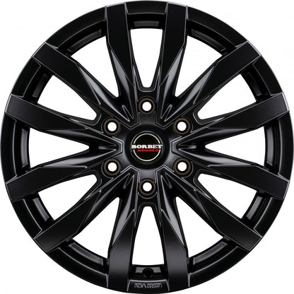 Borbet CW6 black matt 7.5x18 ET47 - LK6/130 ML84.1