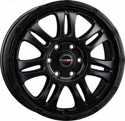 Borbet CW8 black matt 8x18 ET52 - LK5/120 ML65.1