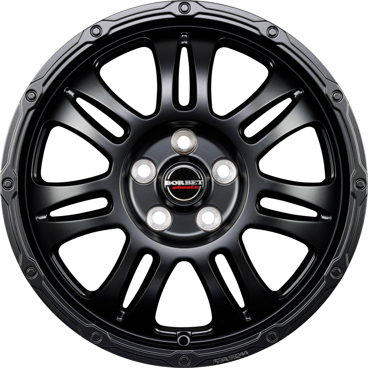 Borbet CW8 Black Matt Alufelge 8x18 Zoll ET48 LK 6x130 ML84.1