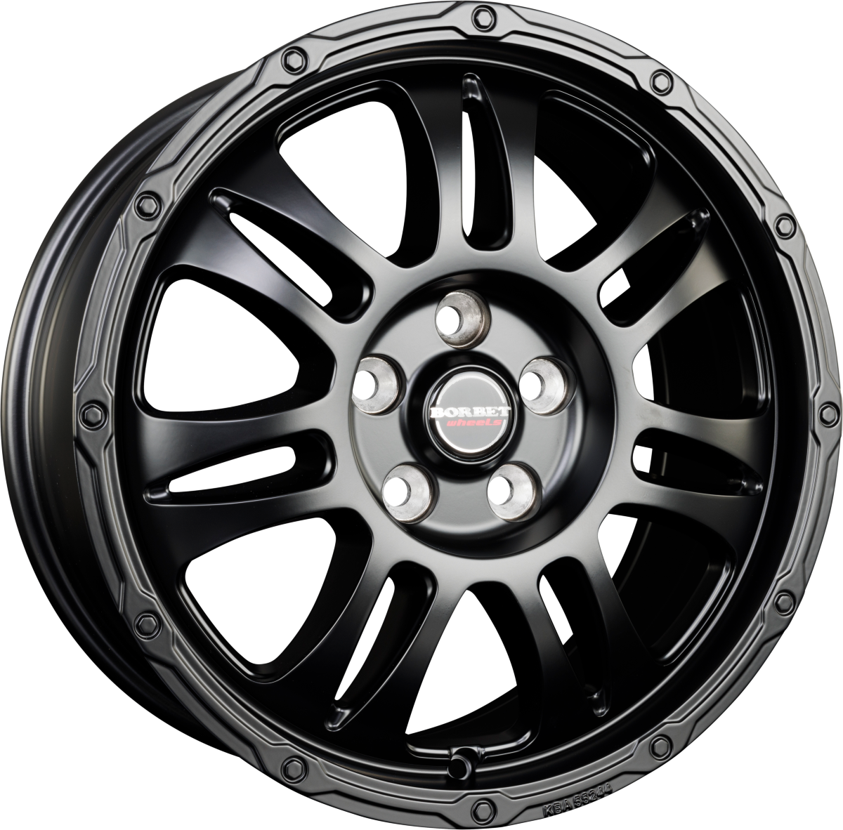 Borbet CW8 Black Matt Alufelge 8x18 Zoll ET48 LK 6x130 ML84.1 – Bild 2