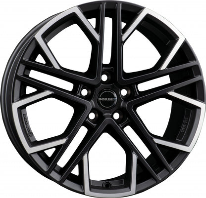 Borbet XV black polished matt 8.5x19 ET38 - LK5/112 ML72.5