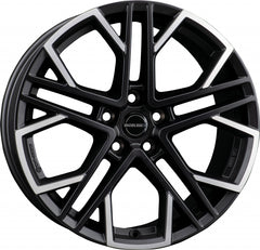Borbet XV black polished matt Alufelge 9.5x19 Zoll ET35 LK 5x112 ML72.5
