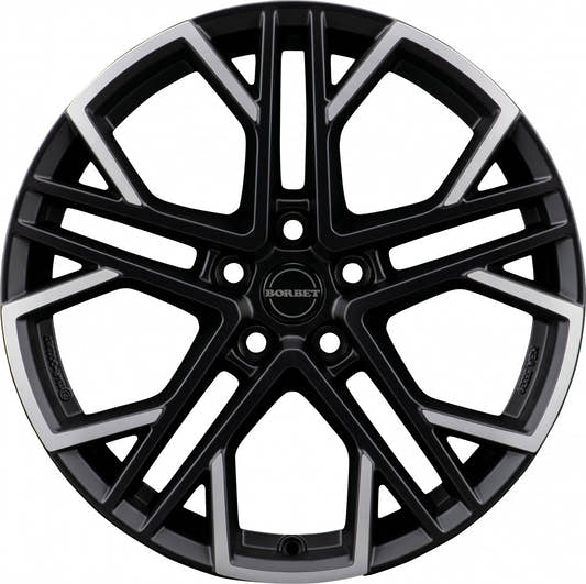 Borbet XV black polished matt 9.5x19 ET35 - LK5/112 ML72.5
