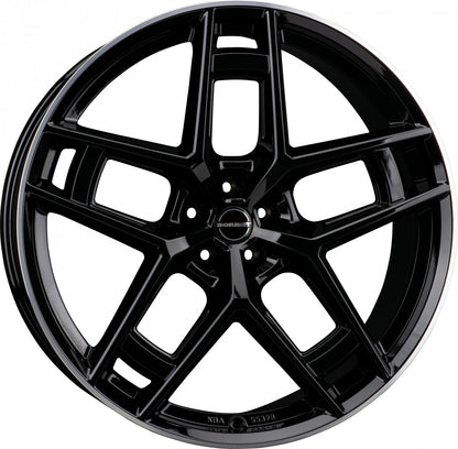 Borbet TF black rim polished glossy 10.5x24 ET20 - LK5/112 ML66.6