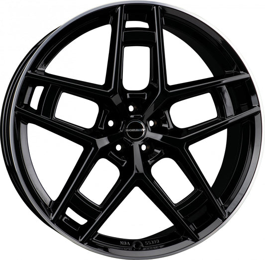 Borbet TF black rim polished glossy 10.5x24 ET40 - LK5/112 ML66.6