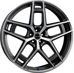 Borbet TF graphite polished glossy Alufelge 10.5x24 Zoll ET40 LK 5x112 ML66.6