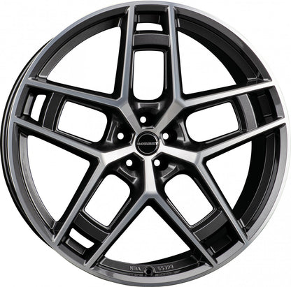 Borbet TF graphite polished glossy 10.5x24 ET40 - LK5/112 ML66.6
