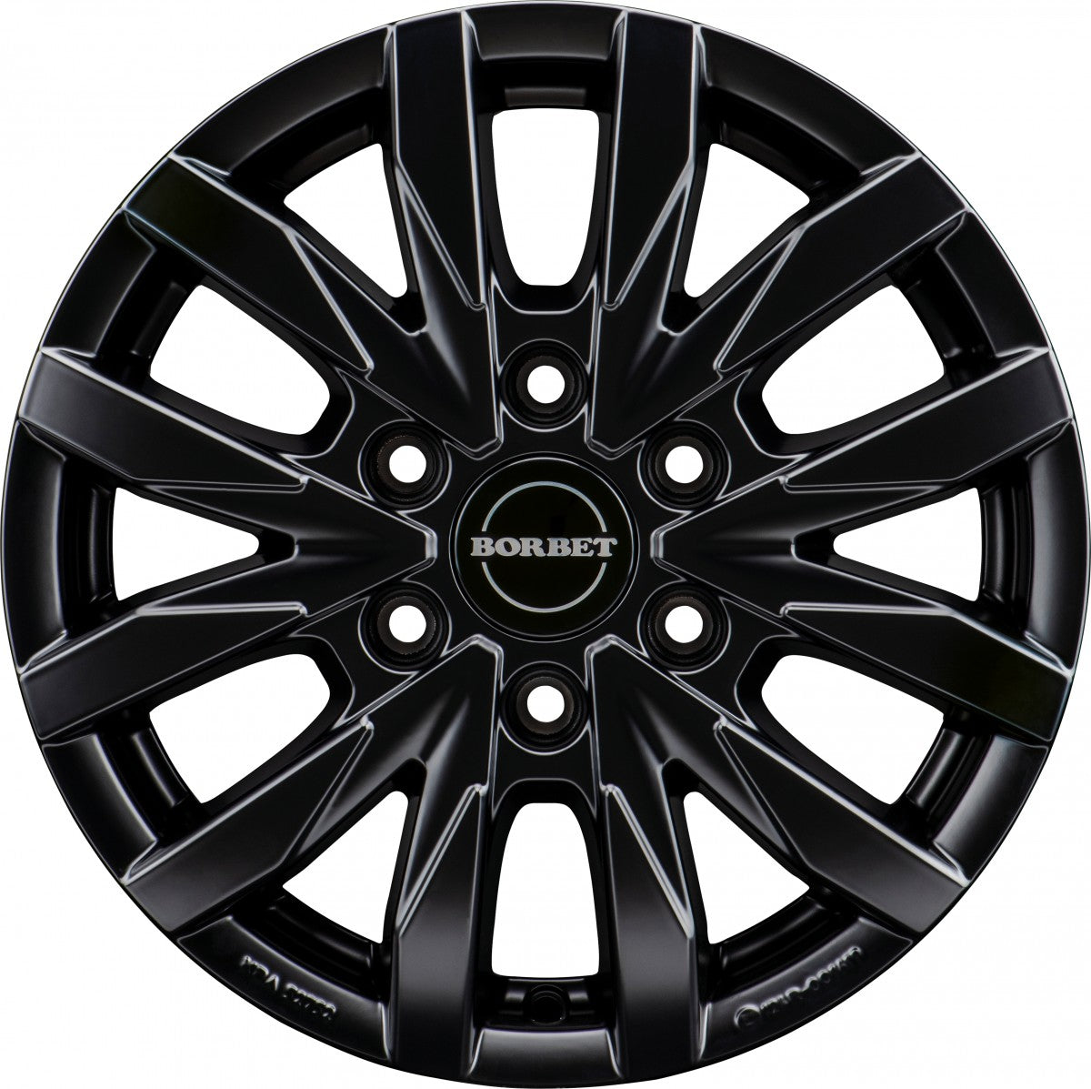 Borbet CW6 black matt 6.5x17 ET50 - LK6/120 ML74.6