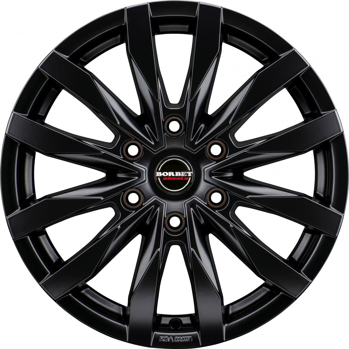 Borbet CW6 black matt 6.5x17 ET54 - LK6/130 ML84.1
