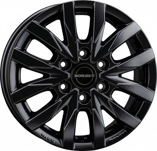 Borbet CW6 black matt 6.5x16 ET50 - LK6/120 ML74.6
