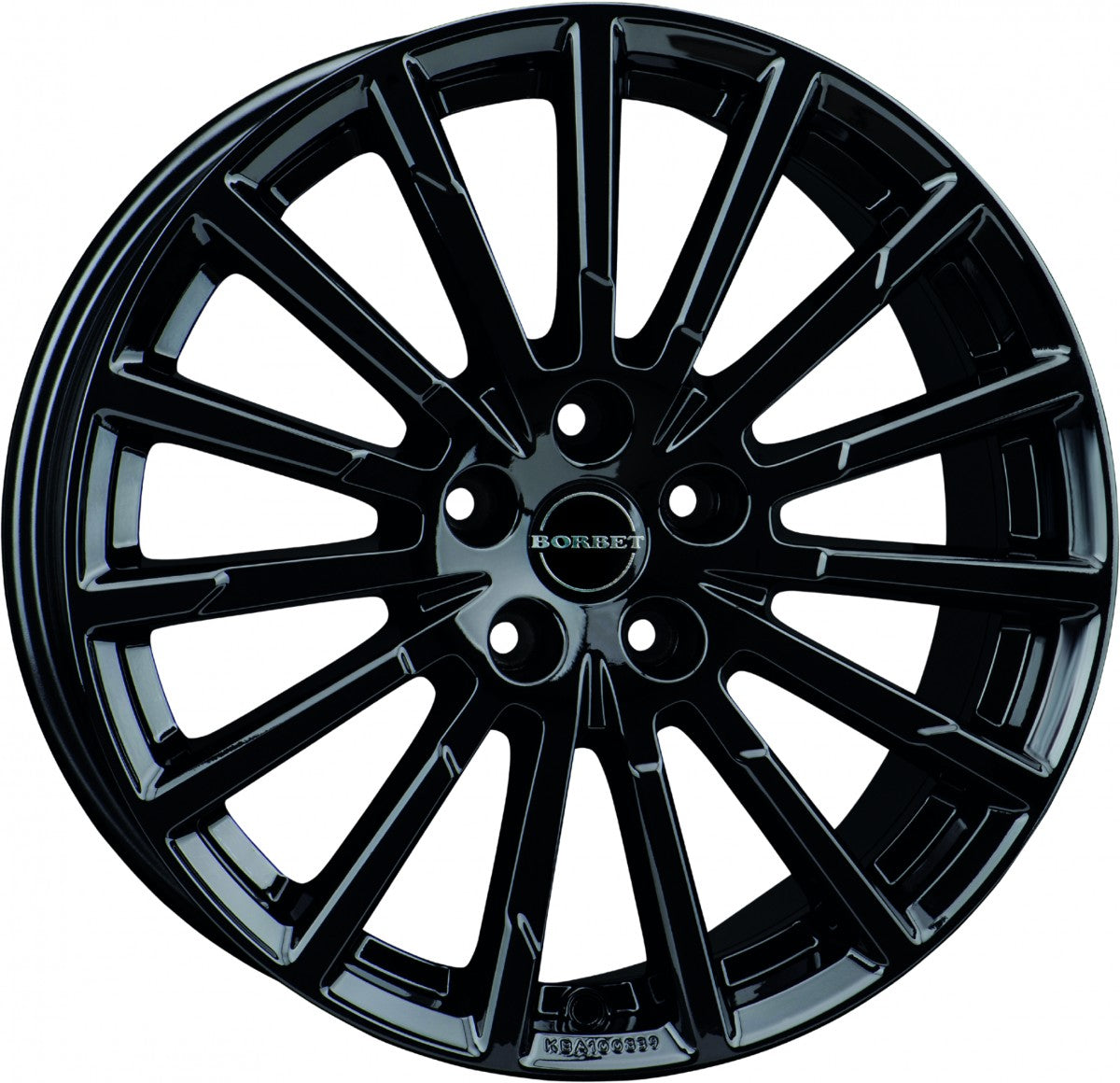 Borbet BX15 black glossy 8x19 ET30 - LK5/112 ML72.5