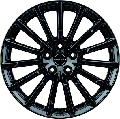 Borbet BX15 black glossy 8x19 ET45 - LK5/112 ML72.5