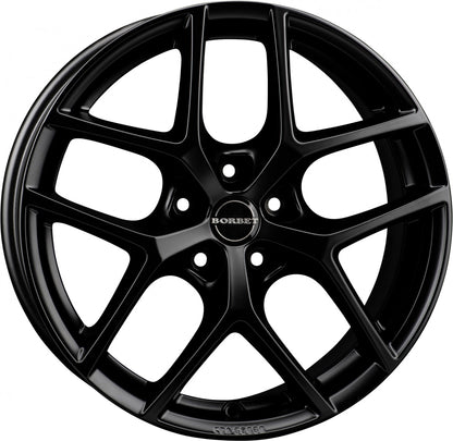 Borbet Y black matt 8.5x20 ET45 - LK5/112 ML66.5