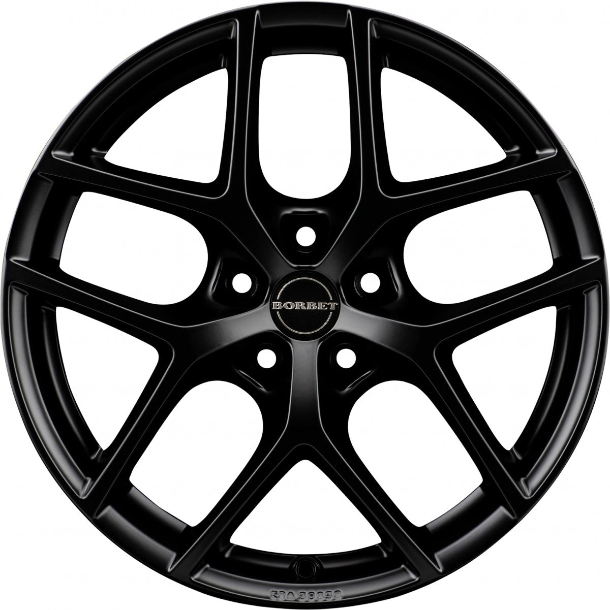 Borbet Y black matt 9.5x20 ET35 - LK5/112 ML66.5