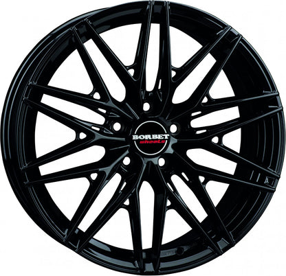 Borbet FB1 black glossy 8x18 ET40 - LK5/112 ML72.5