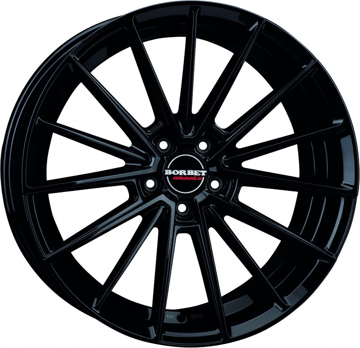 Borbet FB2 black glossy 8.5x19 ET25 - LK5/112 ML72.5