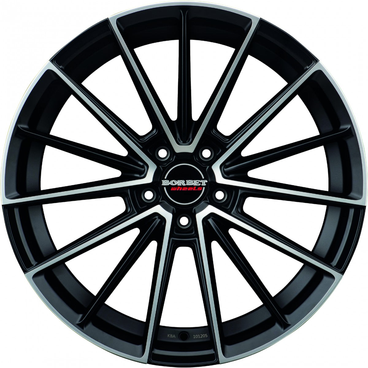 Borbet FB2 black polished matt 8.5x19 ET25 - LK5/112 ML72.5