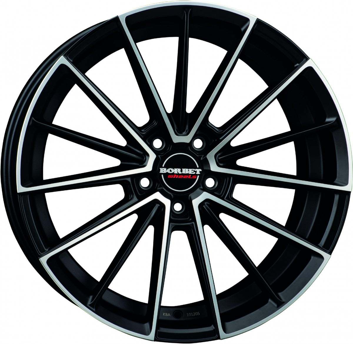 Borbet FB2 black polished matt 8.5x19 ET45 - LK5/112 ML72.5