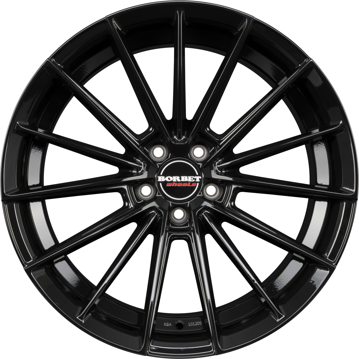 Borbet FB2DC Black Glossy Alufelge 9x20 Zoll ET38 LK 5x114.3 ML72.5