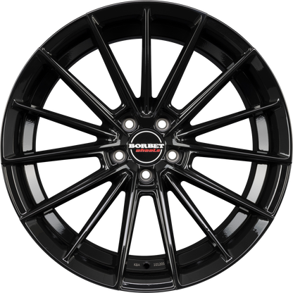Borbet FB2DC Black Glossy Alufelge 9x20 Zoll ET38 LK 5x114.3 ML72.5