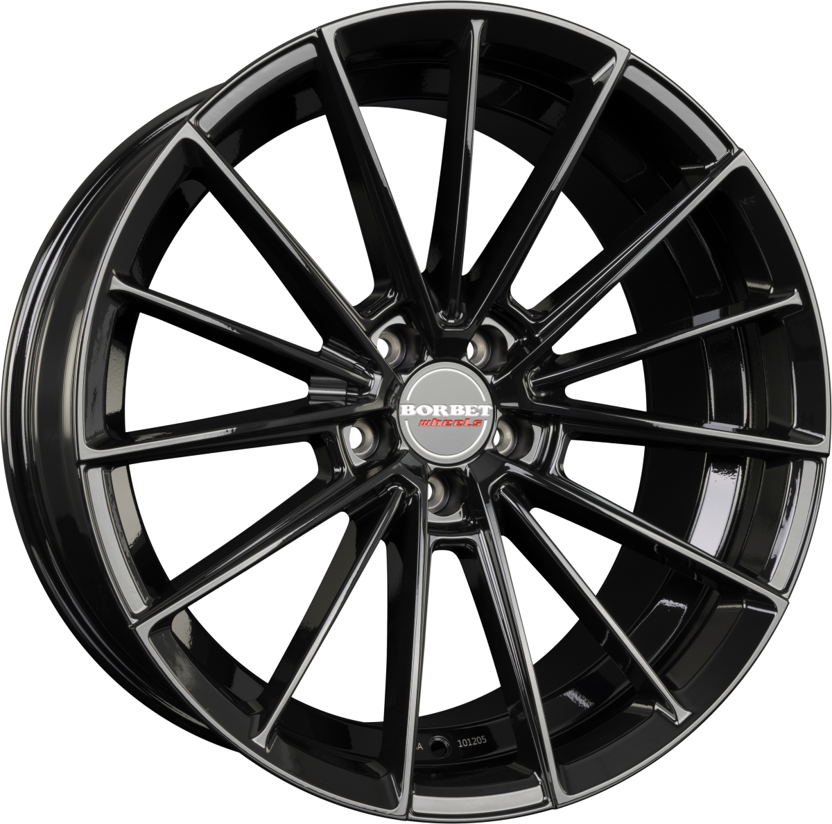 Borbet FB2DC Black Glossy Alufelge 9x20 Zoll ET38 LK 5x114.3 ML72.5 – Bild 2