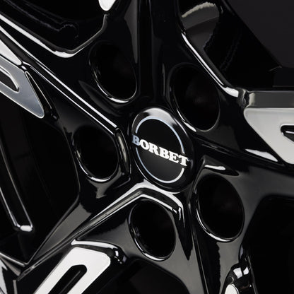 Borbet XE1 Black Polished Glossy Alufelge 7.5x18 Zoll ET50.5 LK 5x108 ML63.4 – Bild 3