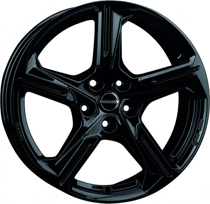 Borbet XE1 black glossy 7.5x18 ET23 - LK5/112 ML66.6