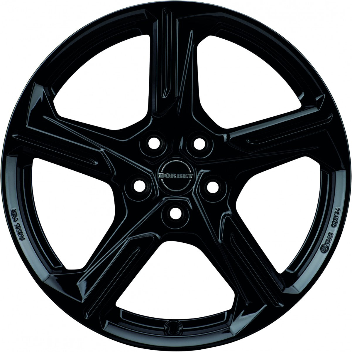 Borbet XE1 black glossy 7.5x18 ET40 - LK5/112 ML57.1