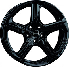 Borbet XE1 black glossy Alufelge 7.5x18 Zoll ET46 LK 5x112 ML57.1