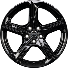 Borbet XE1 Black Glossy Alufelge 7.5x18 Zoll ET50.5 LK 5x108 ML63.4