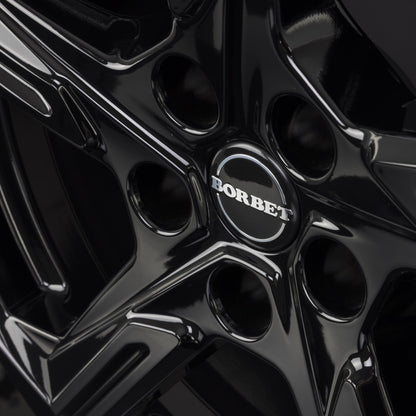 Borbet XE1 Black Glossy Alufelge 7.5x18 Zoll ET50.5 LK 5x108 ML63.4 – Bild 3