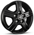 Borbet CWD black glossy Alufelge 6.5x16 Zoll ET46 LK 5x114.3 ML67.1