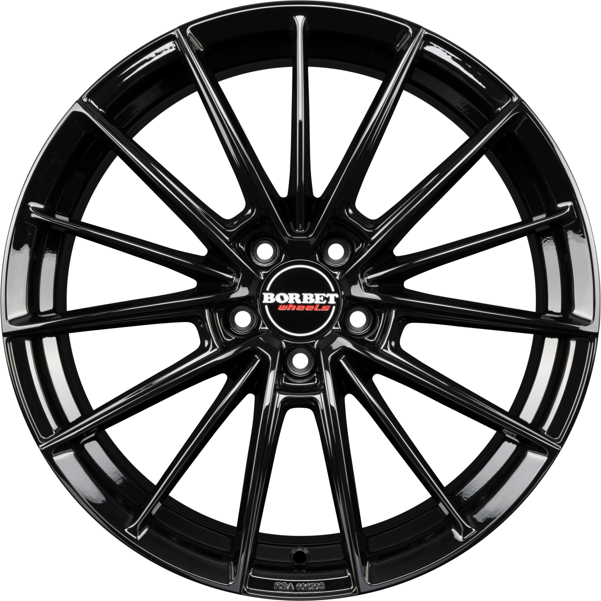 Borbet FB2 Black Glossy Alufelge 8.5x20 Zoll ET35 LK 5x112 ML72.5