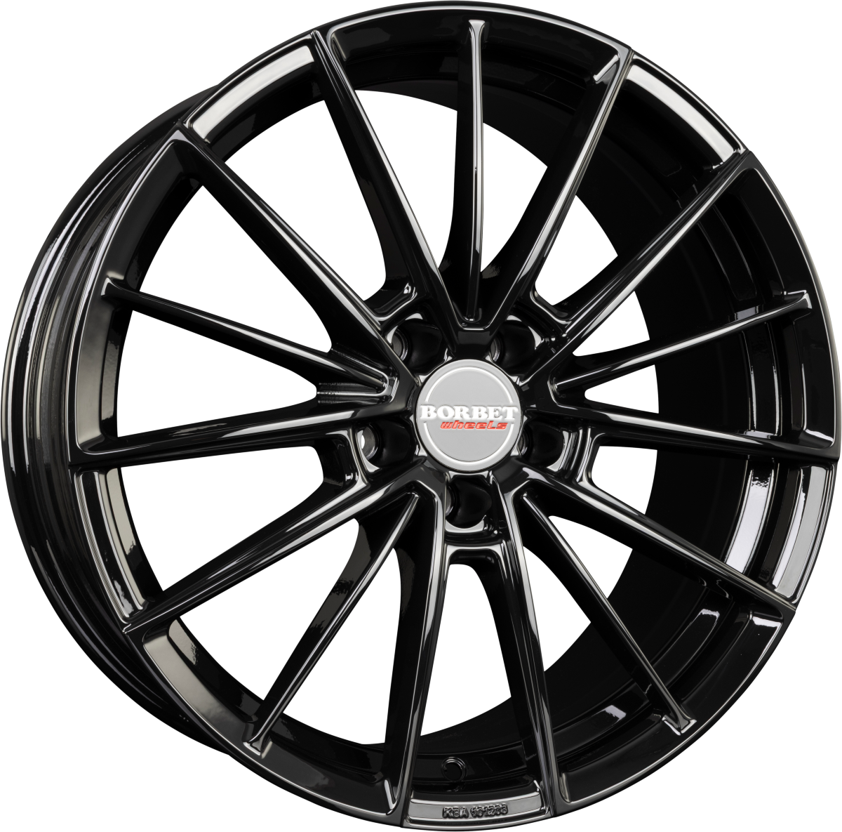 Borbet FB2 Black Glossy Alufelge 8.5x20 Zoll ET35 LK 5x112 ML72.5 – Bild 2