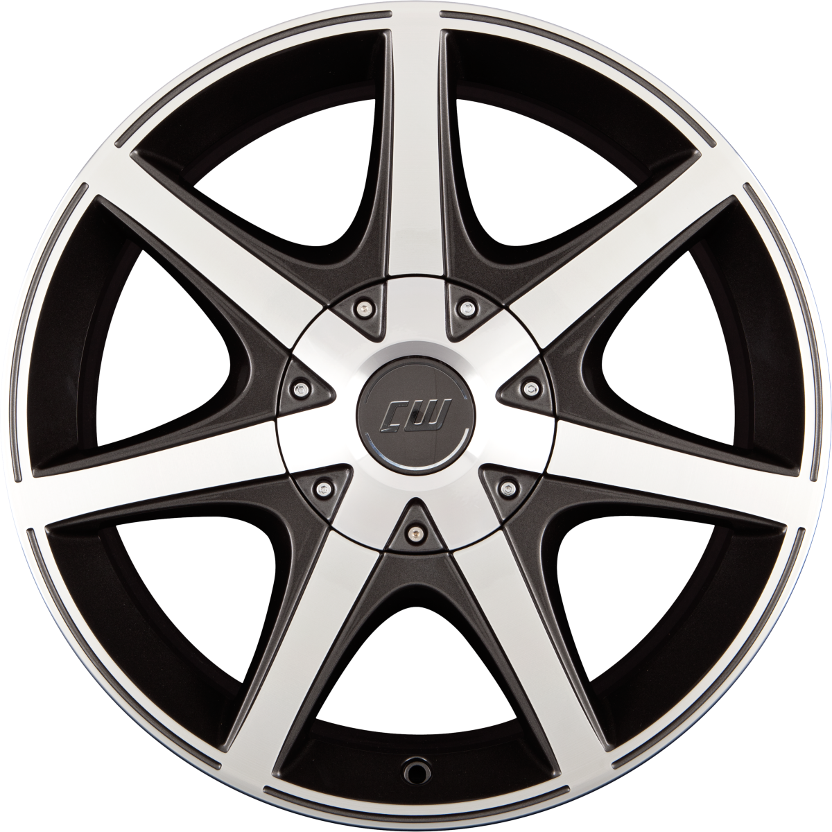 Borbet Cwe Mistral Anthracite Glossy Polished Alufelge 8.5x18 Zoll ET20 LK 6x139.7 ML104.1