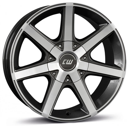 Borbet CWE mistral anthracite polished 7x16 ET35 - LK5/114.3 ML66.6