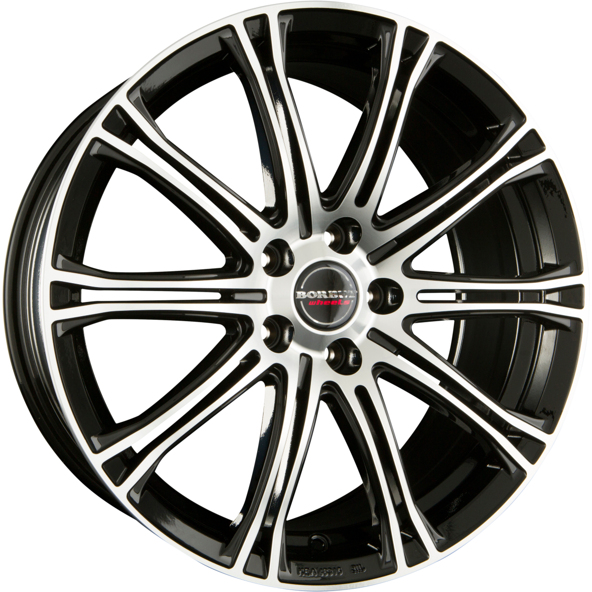 Borbet CW1 Black Polished Alufelge 8x19 Zoll ET40 LK 5x114.3 ML72.5 – Bild 2