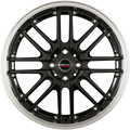 Borbet CW2 Black Rim Polished Alufelge 7x17 Zoll ET38 LK 4x108 ML63.4
