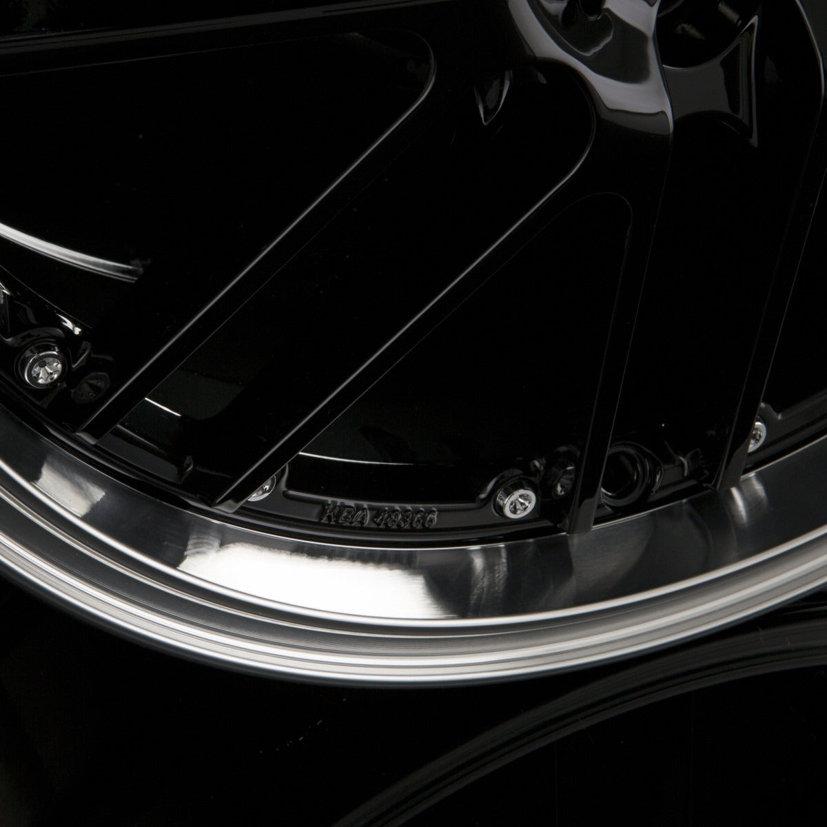 Borbet CW2 Black Rim Polished Alufelge 7x17 Zoll ET38 LK 4x108 ML63.4 – Bild 3