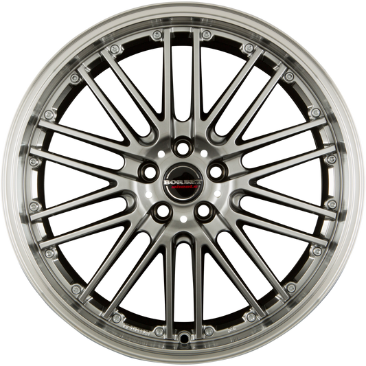 Borbet CW2 Hyper Rim Polished Alufelge 8.5x19 Zoll ET42 LK 5x115 ML70.2