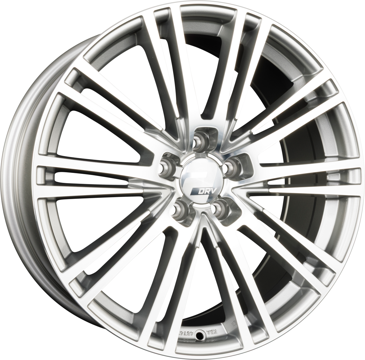 2DRV by WHEELWORLD WH18 Daytona Grau Hochglanzpoliert (DGP+) Alufelge 8x18 Zoll ET35 LK 5x112 ML66.6 – Bild 2