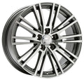 2DRV WH18 daytona grau hochglanzpoliert 9x20 ET20 - LK5/112 ML66.6