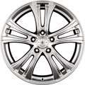 Axxion AX4 Diva Chromsilber (HS) Basisrad Alufelge 8.5x19 Zoll ET40 LK 5x114.3 ML72.6