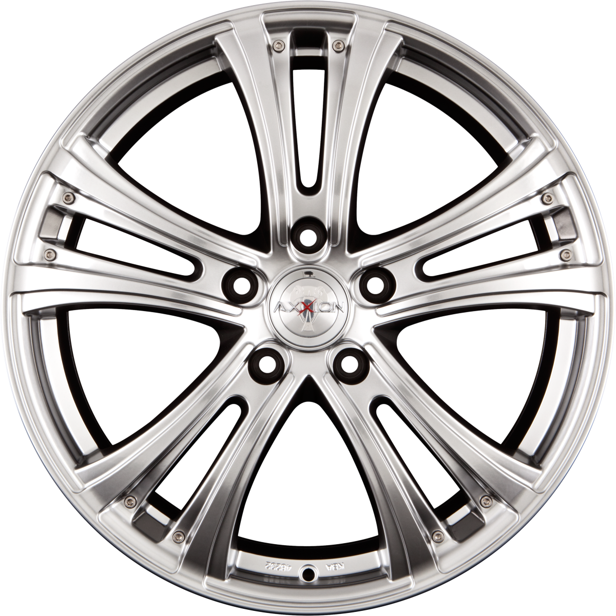 Axxion AX4 Diva Chromsilber (HS) Basisrad Alufelge 8.5x19 Zoll ET40 LK 5x114.3 ML72.6