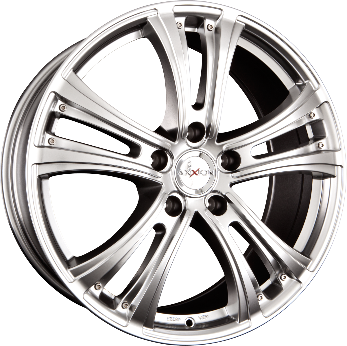 Axxion AX4 Diva Chromsilber (HS) Basisrad Alufelge 8.5x19 Zoll ET40 LK 5x114.3 ML72.6 – Bild 2