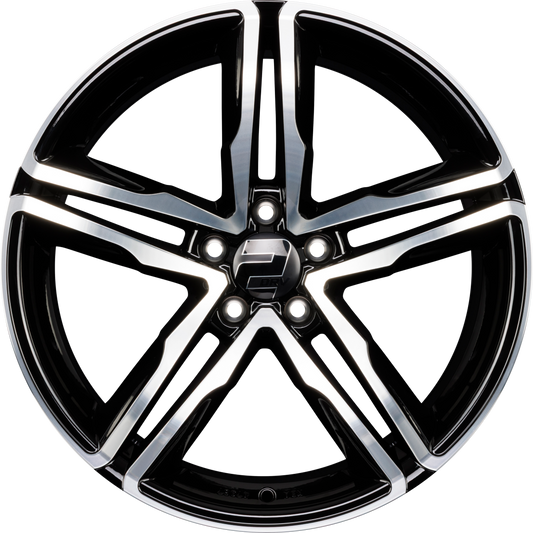 2DRV by WHEELWORLD WH11 Schwarz Hochglanzpoliert (SP+) Alufelge 9x20 Zoll ET30 LK 5x112 ML66.6