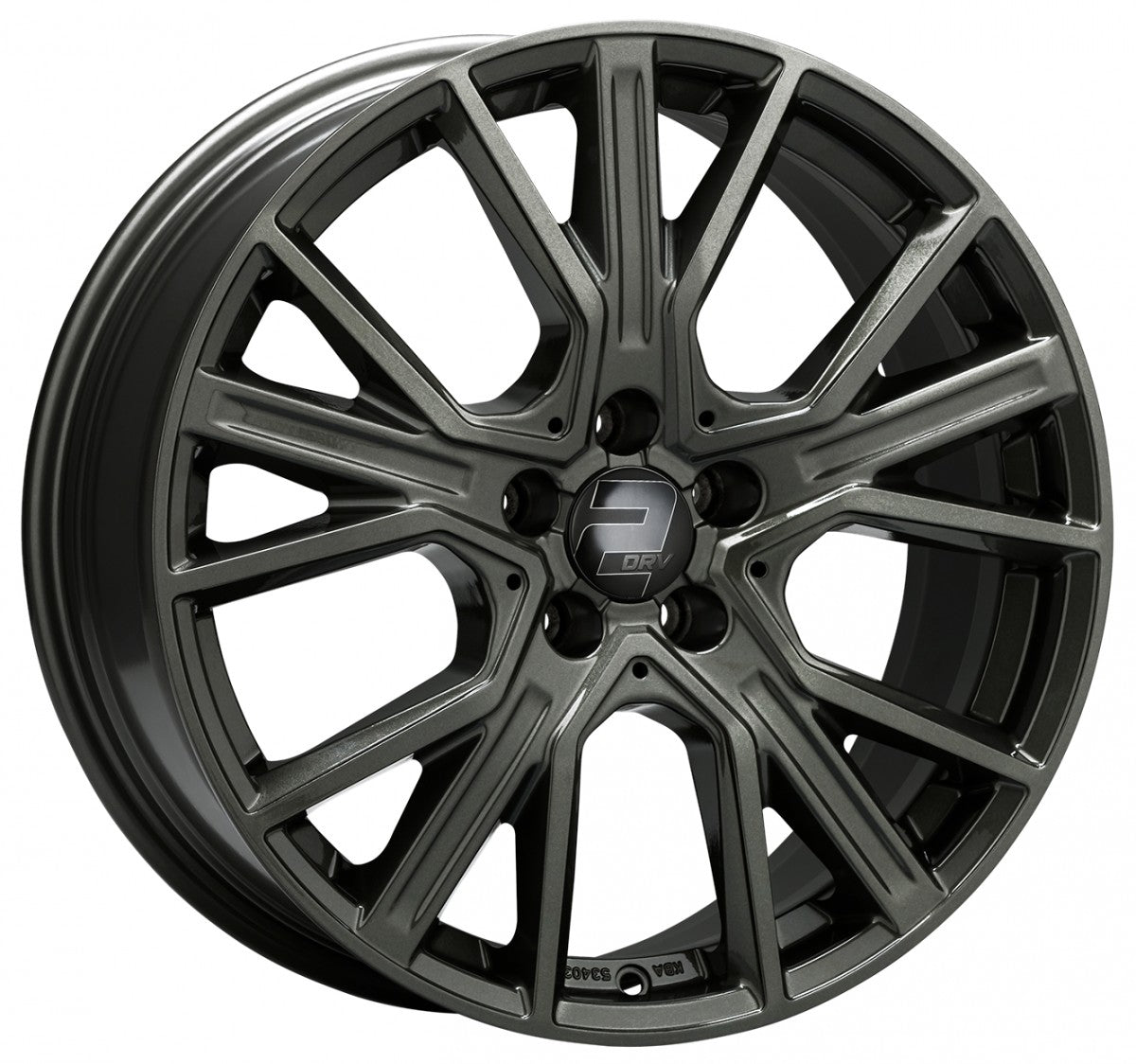 2DRV WH34 dark gunmetal lackiert 8.5x19 ET45 - LK5/112 ML66.6